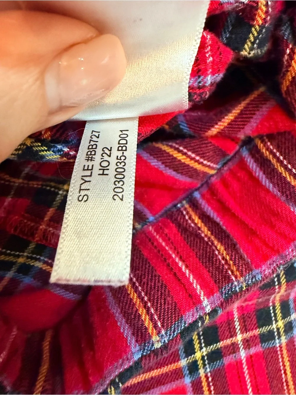 J.Crew Red Plaid Flannel Pajama Pants Size L Cozy Lounge Sleepwear